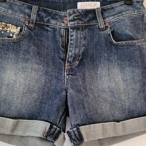 LaRok sequined shorts